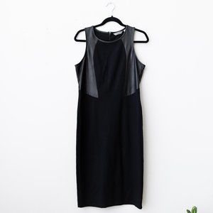 Athleta Ponte Night on the Town Black Shift Dress